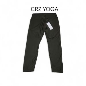 CRZ YOGA Forest Fleece Green Leggings